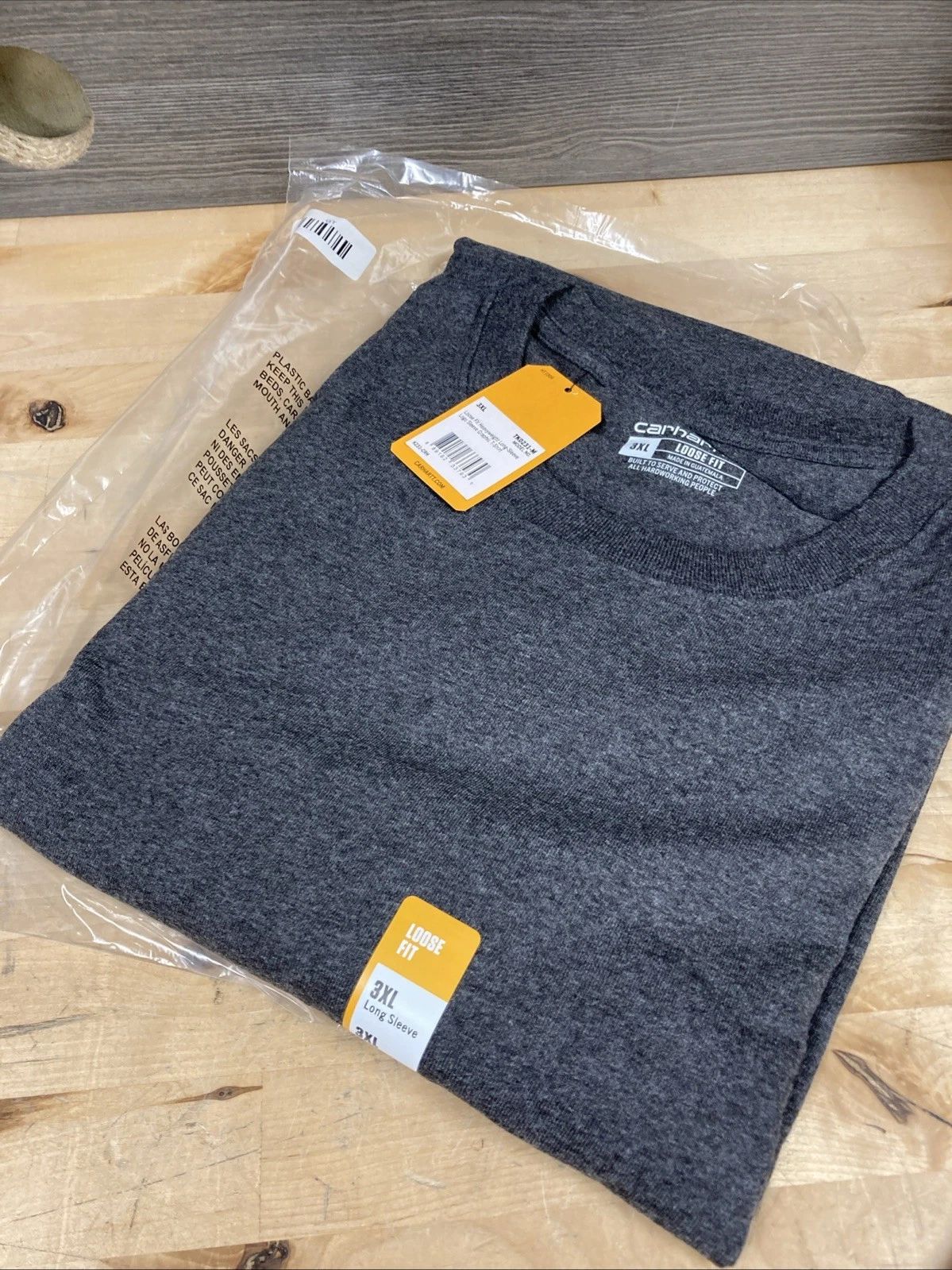 Carhartt Men's Loose Fit Heavyweight Long-Sleeve Graphic Logo T-Shirt 3XL New Unisex T-shirt, Sweatshirt, Hoodie, Long Sleeve Tee - T-Shirt, Sweatshirt, Hoodie