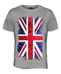 UNION JACK GRUNGE FLAG MENS T-SHIRT TEE TOP UK GB GREAT BRITAIN UNITED KINGDOM Unisex T-shirt, Sweatshirt, Hoodie, Long Sleeve Tee - T-Shirt, Sweatshirt, Hoodie