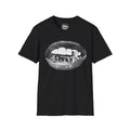 Grillz Mouth Graphic T-Shirt | Black Lip Bite Teeth Design Unisex T-shirt, Sweatshirt, Hoodie, Long Sleeve Tee - T-Shirt, Sweatshirt, Hoodie