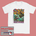 Billy Strings St. Augustine Florida 2026 All Date Gig Poster At The St. Augustine Amphitheatre From April 2 To 4 2026 The Man Riding The Puffers Art T-Shirt - T-Shirt, Sweatshirt, Hoodie