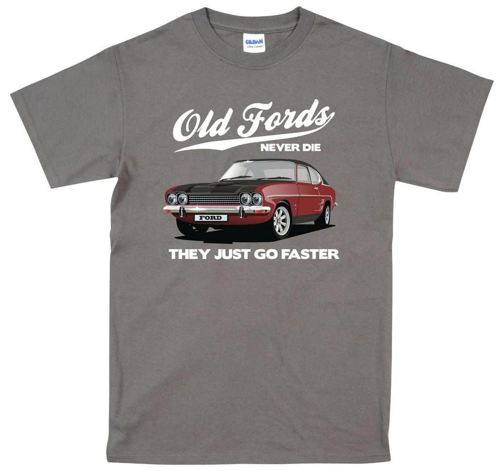Ford Capri T Shirt Classic Car MK1 Vintage Original Design various colours Unisex T-shirt, Sweatshirt, Hoodie, Long Sleeve Tee - T-Shirt, Sweatshirt, Hoodie