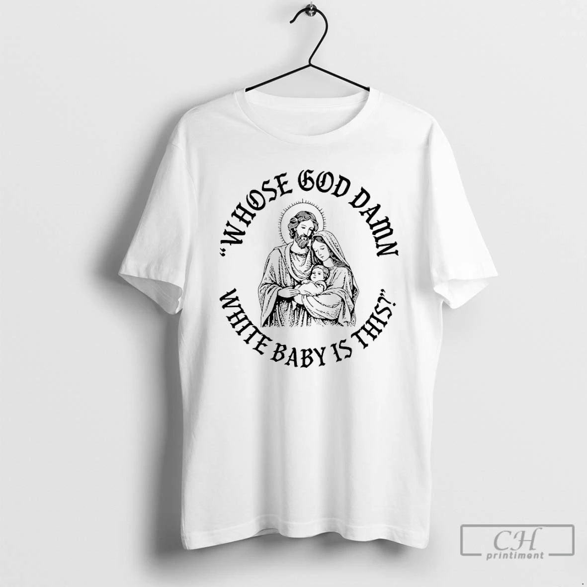 Classic Jesus And Mary Whose White Baby Is This T Shirts Unisex T-shirt, Sweatshirt, Hoodie, Long Sleeve Tee - T-Shirt, Sweatshirt, Hoodie