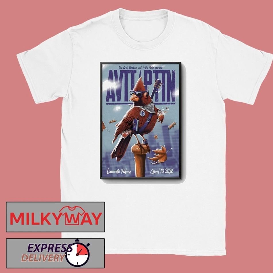 The Avett Brothers Louisville KY On Apr 10 2026 Tour Poster shirt Unisex T-shirt, Sweatshirt, Hoodie, Long Sleeve Tee - T-Shirt, Sweatshirt, Hoodie