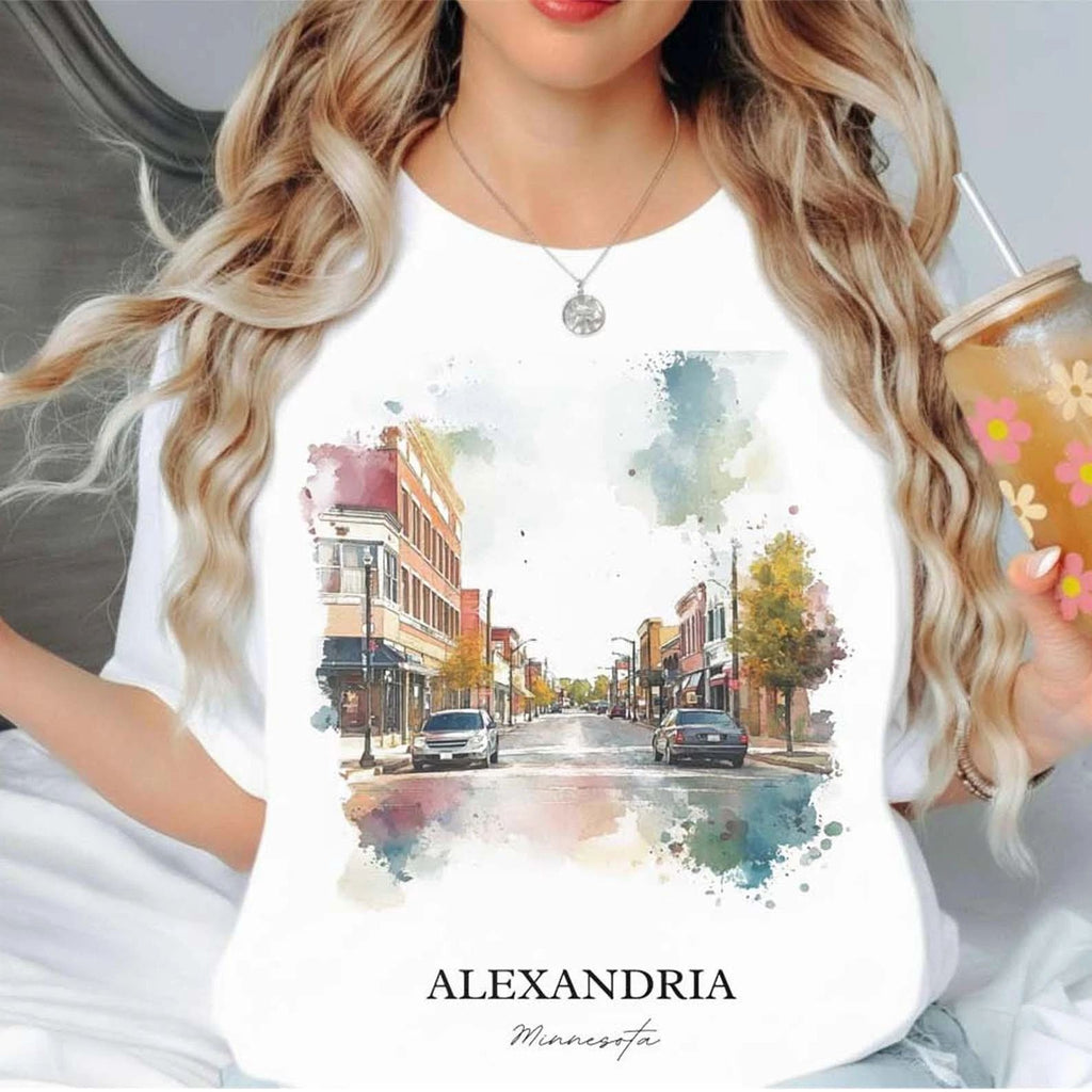 Alexandria Unisex Shirt Travel Gift Minnesota Trip Lovers Souvenir Tee Unisex T-shirt, Sweatshirt, Hoodie, Long Sleeve Tee - T-Shirt, Sweatshirt, Hoodie