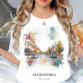 Alexandria Unisex Shirt Travel Gift Minnesota Trip Lovers Souvenir Tee Unisex T-shirt, Sweatshirt, Hoodie, Long Sleeve Tee - T-Shirt, Sweatshirt, Hoodie