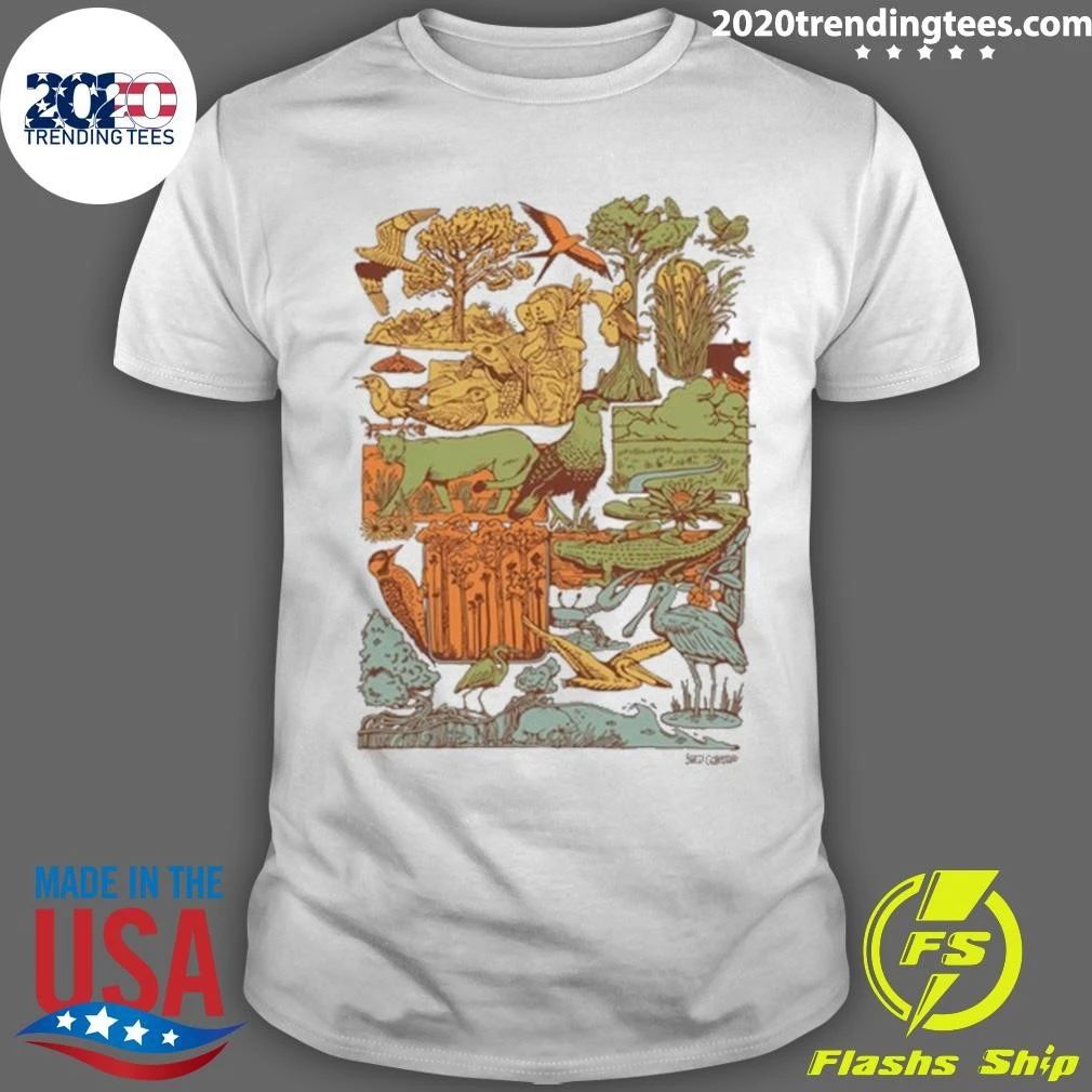 Florida Wildlife Corridor Bird Collective Tee Shirt Unisex T-shirt, Sweatshirt, Hoodie, Long Sleeve Tee - T-Shirt, Sweatshirt, Hoodie