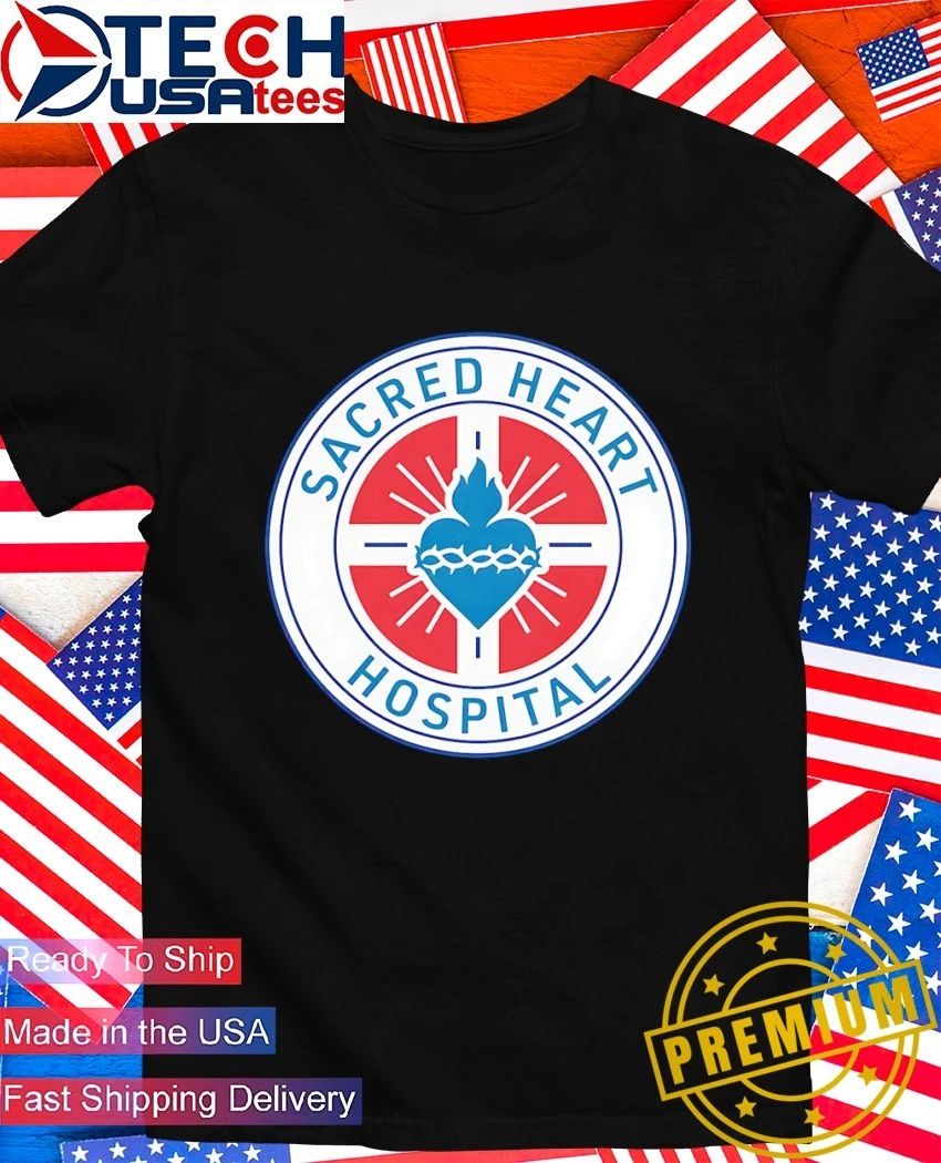 Sacred Heart Hospital logo shirt Unisex T-shirt, Sweatshirt, Hoodie, Long Sleeve Tee - T-Shirt, Sweatshirt, Hoodie