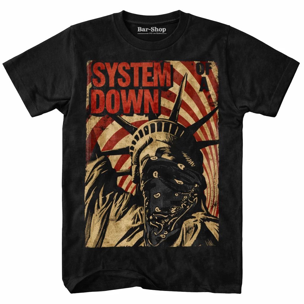 System Of A Down Liberty Bandit T-Shirt - Rock and Roll Music Band Tee Unisex Unisex T-shirt, Sweatshirt, Hoodie, Long Sleeve Tee - T-Shirt, Sweatshirt, Hoodie