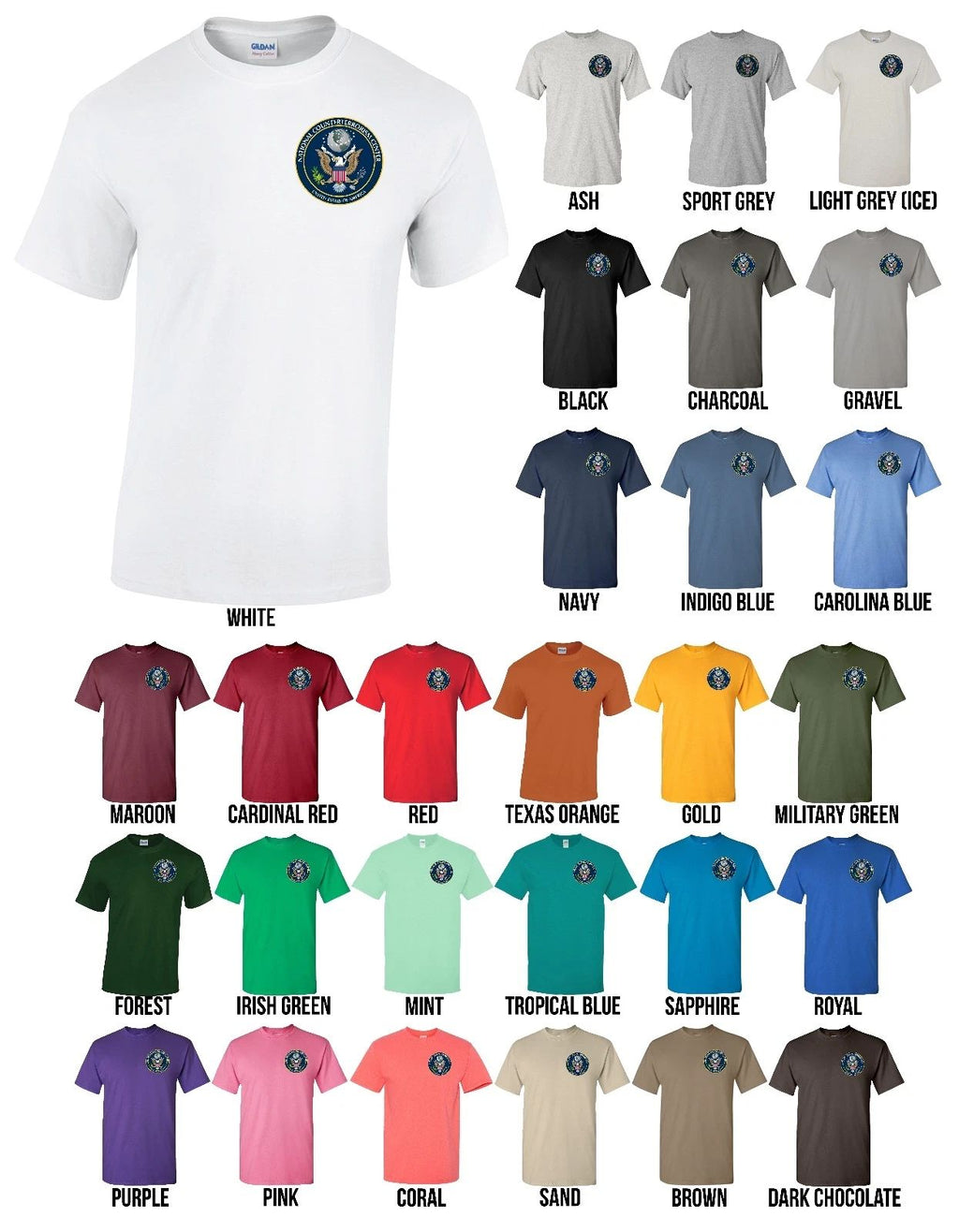 US National Counterterrorism Center NCTC Seal T-Shirt United States Tee - NEW Unisex T-shirt, Sweatshirt, Hoodie, Long Sleeve Tee - T-Shirt, Sweatshirt, Hoodie