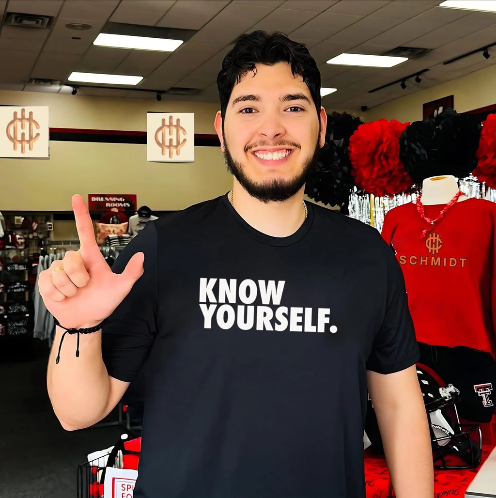 Know yourself shirt Unisex T-shirt, Sweatshirt, Hoodie, Long Sleeve Tee - T-Shirt, Sweatshirt, Hoodie