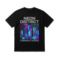 Neon District Cyberpunk T-Shirt - Retro Future Cybernetic Division Graphic Tee Unisex T-shirt, Sweatshirt, Hoodie, Long Sleeve Tee - T-Shirt, Sweatshirt, Hoodie
