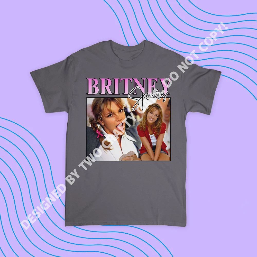 Britney Spears Retro Shirt - Gildan 2000 Cotton Unisex Oversized Tee Unisex T-shirt, Sweatshirt, Hoodie, Long Sleeve Tee - T-Shirt, Sweatshirt, Hoodie