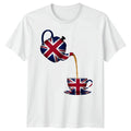 Union Jack T-Shirt Great Britain Tea Pot UK Flag England Tee For Adults & Kids Unisex T-shirt, Sweatshirt, Hoodie, Long Sleeve Tee - T-Shirt, Sweatshirt, Hoodie
