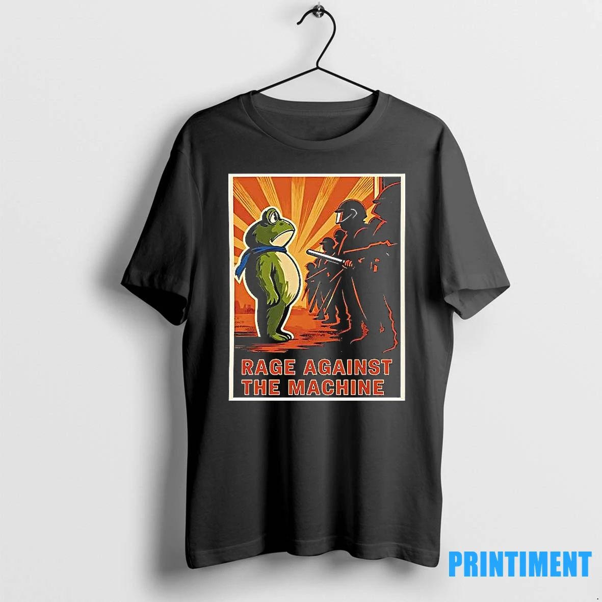 Portland Frog Rage Against The Machine Sunset Tshirts Sweater Unisex T-shirt, Sweatshirt, Hoodie, Long Sleeve Tee - T-Shirt, Sweatshirt, Hoodie