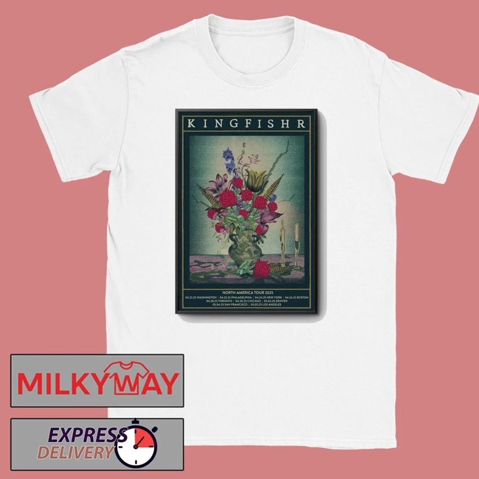 Poster Kingfishr May 2 Denver TOUR North America shirt Unisex T-shirt, Sweatshirt, Hoodie, Long Sleeve Tee - T-Shirt, Sweatshirt, Hoodie