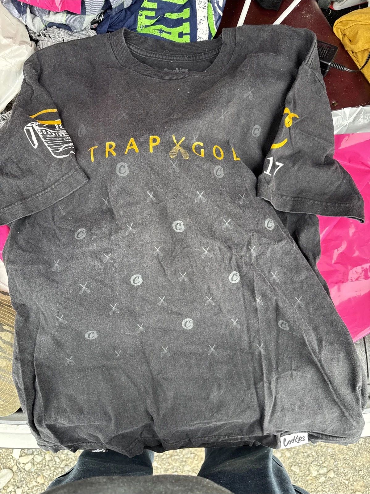 Cookies Trap God Shirt L Hip Hop Street Wear Unisex T-shirt, Sweatshirt, Hoodie, Long Sleeve Tee - T-Shirt, Sweatshirt, Hoodie