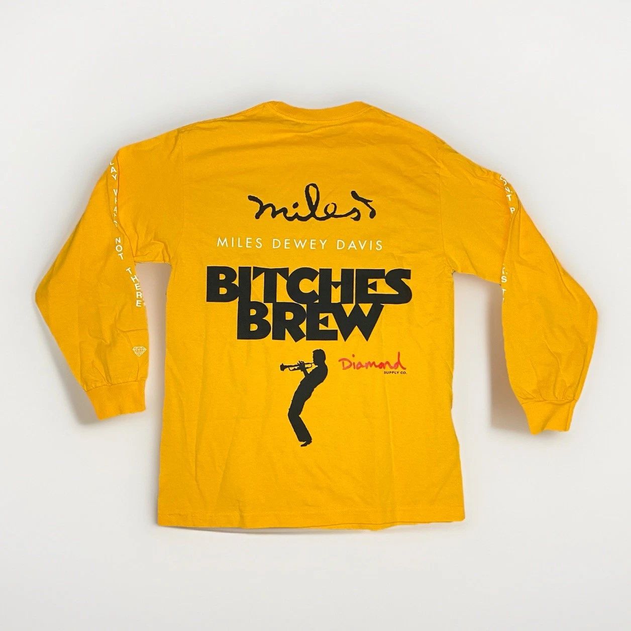 Miles Davis Bitches Brew Shirt Diamond Supply Co Streetwear Jazz Fusion Yellow M Unisex T-shirt, Sweatshirt, Hoodie, Long Sleeve Tee - T-Shirt, Sweatshirt, Hoodie