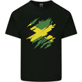 Torn Jamaican Flag Jamaica Day Football Mens Cotton T-Shirt Tee Top Unisex T-shirt, Sweatshirt, Hoodie, Long Sleeve Tee - T-Shirt, Sweatshirt, Hoodie