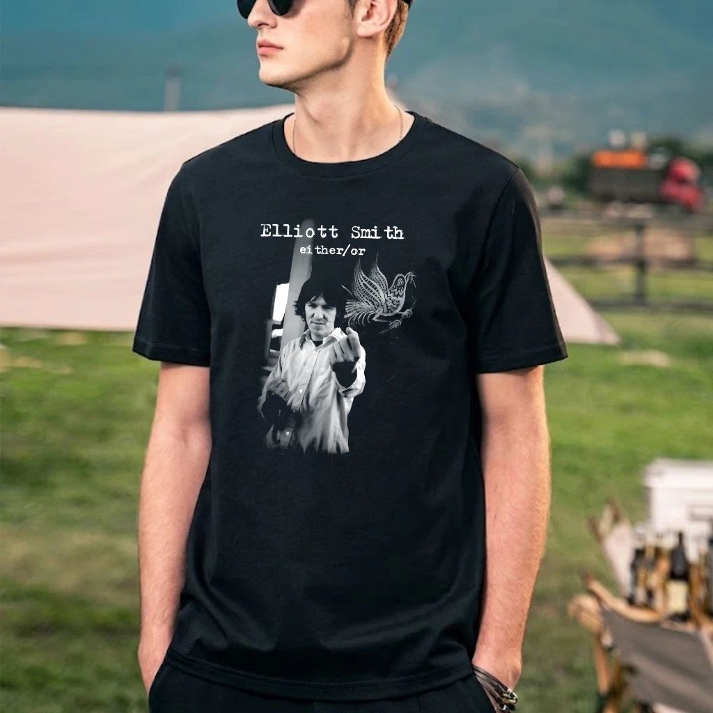 Elliott Smith Rare Tour Style Indie Folk Retro Vintage Graphic T-Shirt S-5XL Unisex T-shirt, Sweatshirt, Hoodie, Long Sleeve Tee - T-Shirt, Sweatshirt, Hoodie