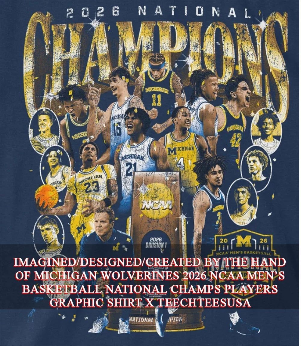 Michigan Wolverines 2026 NCAA Mens Basketball National Champs players graphic shirt Unisex T-shirt, Sweatshirt, Hoodie, Long Sleeve Tee - T-Shirt, Sweatshirt, Hoodie