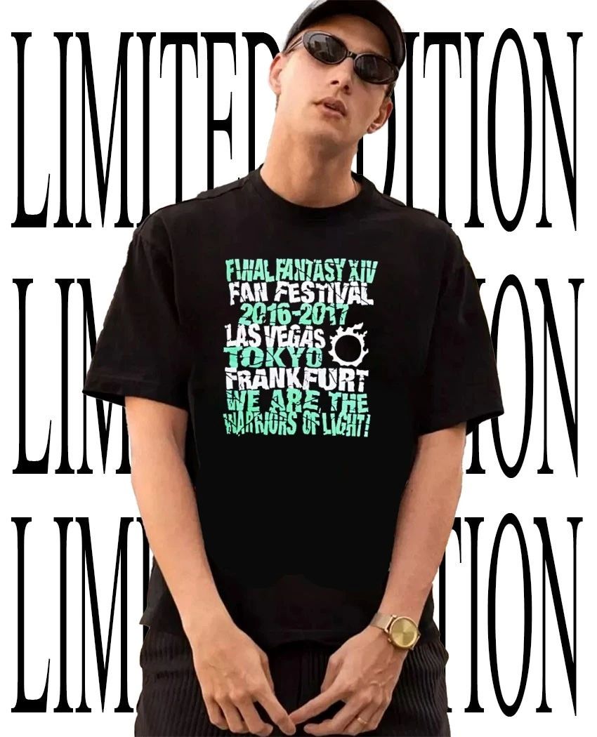 Final fantasy XIV fan festival 2016-2017 Las Vegas Tokyo frankfurt we are the warriors of light shirt - T-Shirt, Sweatshirt, Hoodie