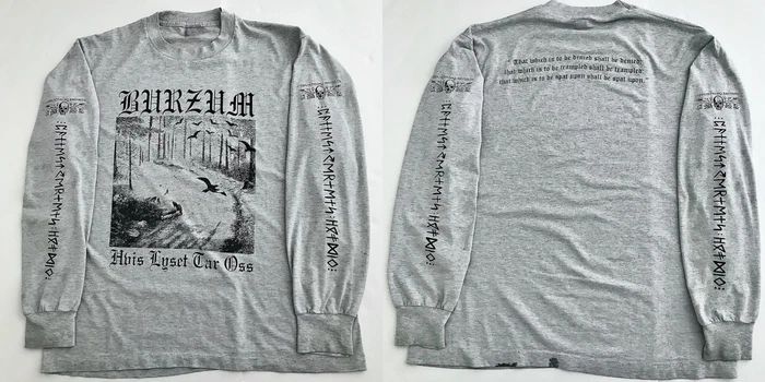 Vintage 1994 1Burzum "Hvis Lyset Tar Oss" Cotton Long Sleeve T-shirt Unisex T-shirt, Sweatshirt, Hoodie, Long Sleeve Tee - T-Shirt, Sweatshirt, Hoodie