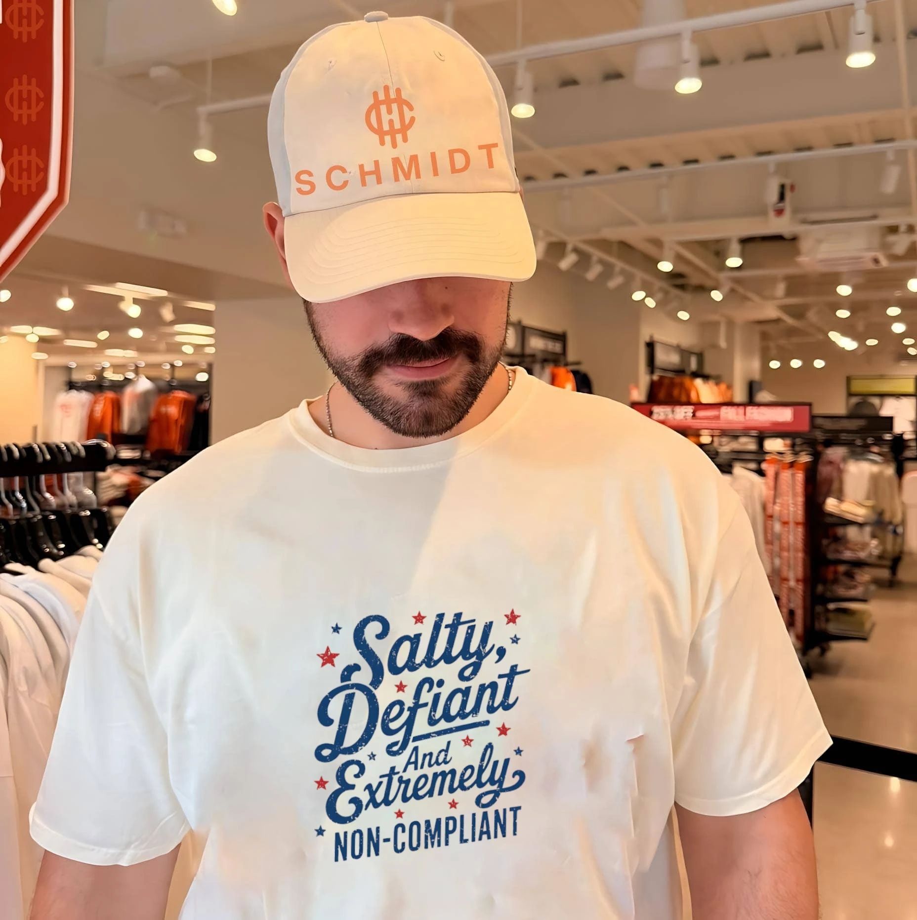 Salty defiant and extremely non compliant shirt Unisex T-shirt, Sweatshirt, Hoodie, Long Sleeve Tee - T-Shirt, Sweatshirt, Hoodie