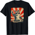 Funny DJ Cat Disco Sound Tech Headphone Music T-Shirt Unisex T-shirt, Sweatshirt, Hoodie, Long Sleeve Tee - T-Shirt, Sweatshirt, Hoodie