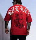 SULLEN CLOTHING TWO FACED '1 TON' OVERSIZED HEAVYWEIGHT PREMIUM RED T-SHIRT Unisex T-shirt, Sweatshirt, Hoodie, Long Sleeve Tee - T-Shirt, Sweatshirt, Hoodie