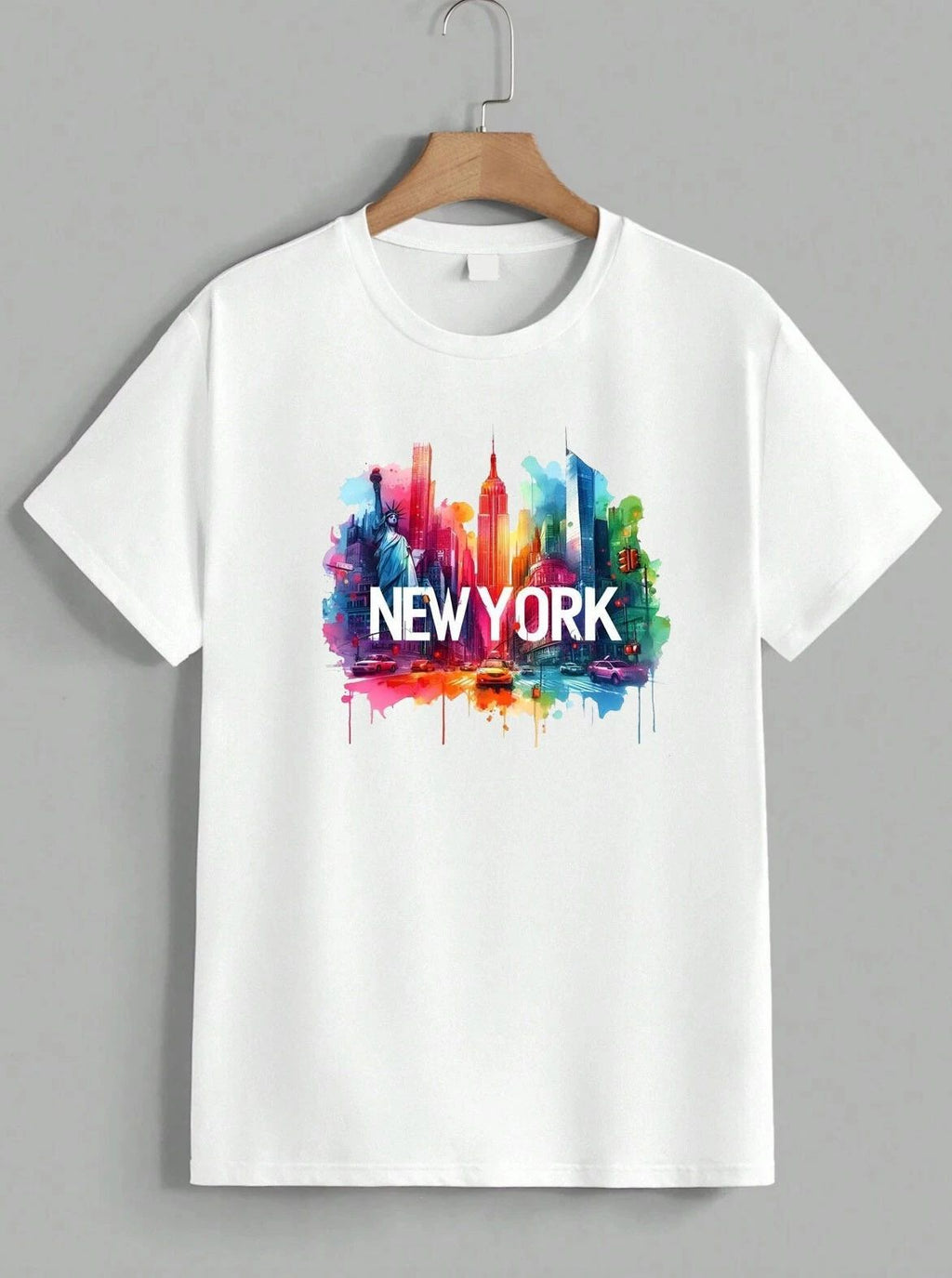 New York City Skyline T-Shirt NYC Statue Liberty Travel Souvenir Graphic Unisex Unisex T-shirt, Sweatshirt, Hoodie, Long Sleeve Tee - T-Shirt, Sweatshirt, Hoodie