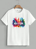 New York City Skyline T-Shirt NYC Statue Liberty Travel Souvenir Graphic Unisex Unisex T-shirt, Sweatshirt, Hoodie, Long Sleeve Tee - T-Shirt, Sweatshirt, Hoodie