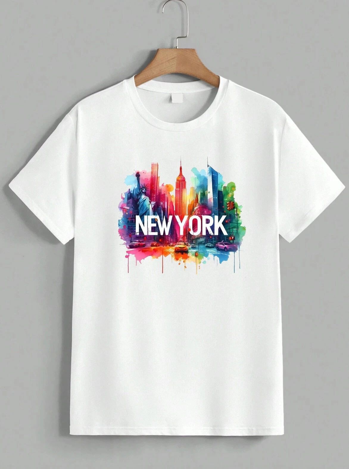 New York City Skyline T-Shirt NYC Statue Liberty Travel Souvenir Graphic Unisex Unisex T-shirt, Sweatshirt, Hoodie, Long Sleeve Tee - T-Shirt, Sweatshirt, Hoodie
