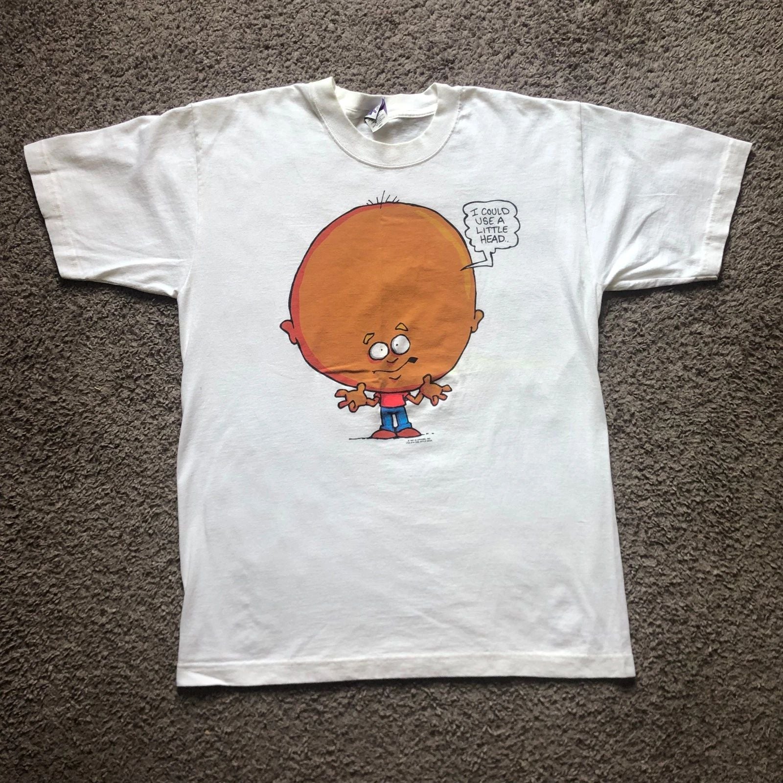 Vintage 1997 Gi Graphic T Shirt Mens Large "Could Use A Little Head" Streetwear Unisex T-shirt, Sweatshirt, Hoodie, Long Sleeve Tee - T-Shirt, Sweatshirt, Hoodie