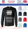 Personalized Customs Long Sleeve T-Shirt Text / Logo Unisex T-shirt, Sweatshirt, Hoodie, Long Sleeve Tee - T-Shirt, Sweatshirt, Hoodie