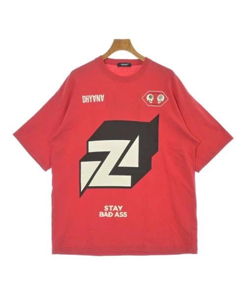 Undercover Mens Tshirt Cut & Sew Red Used B Grade Unisex T-shirt, Sweatshirt, Hoodie, Long Sleeve Tee - T-Shirt, Sweatshirt, Hoodie
