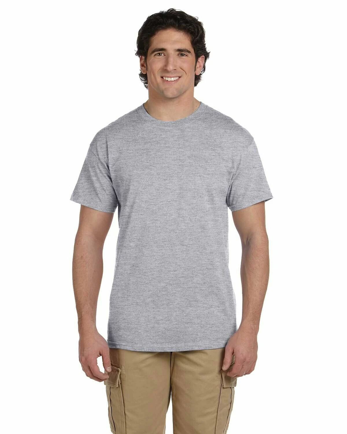 Fruit of the loom Men's HD Cotton Plain Crew Neck Short Sleeves T-Shirt 3930R Unisex T-shirt, Sweatshirt, Hoodie, Long Sleeve Tee - T-Shirt, Sweatshirt, Hoodie
