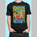 Startling Comics 49 comic t-shirt golden age retro scifi robot Schomburg Unisex T-shirt, Sweatshirt, Hoodie, Long Sleeve Tee - T-Shirt, Sweatshirt, Hoodie