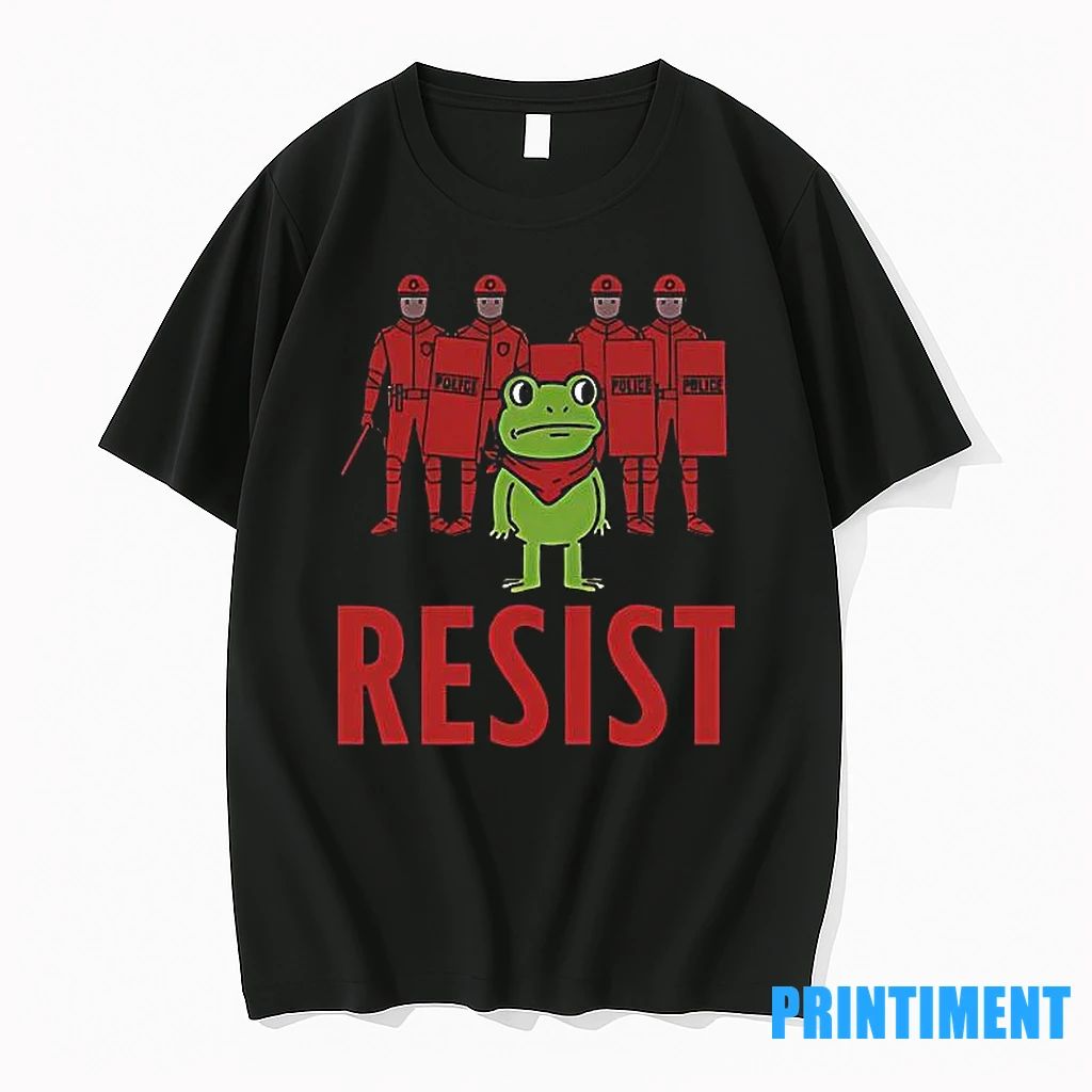 Resist Frog Portland 2025 Resist Tshirts Sweater Unisex T-shirt, Sweatshirt, Hoodie, Long Sleeve Tee - T-Shirt, Sweatshirt, Hoodie