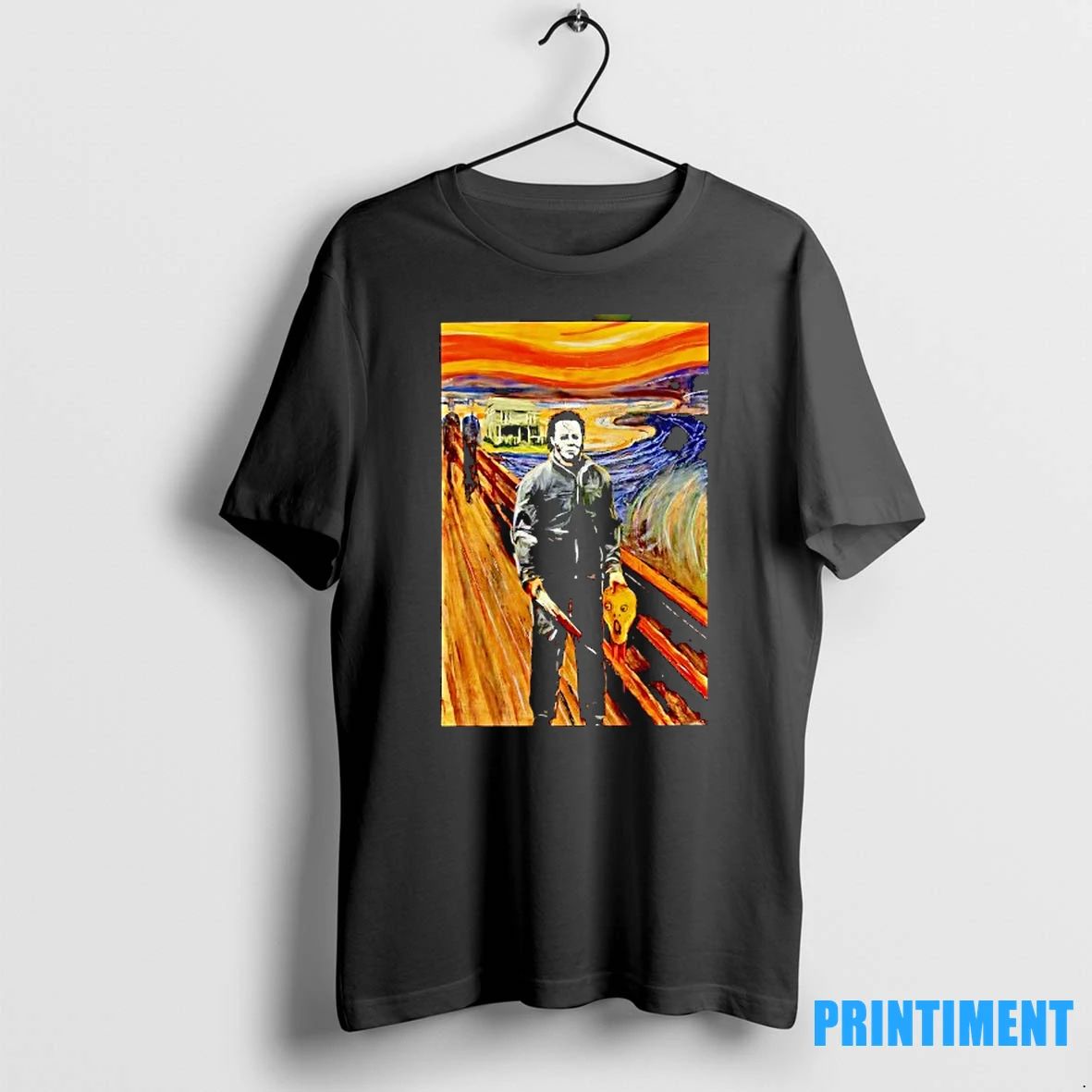 Michael Myers X The Scream Halloween Tshirts Sweater Unisex T-shirt, Sweatshirt, Hoodie, Long Sleeve Tee - T-Shirt, Sweatshirt, Hoodie
