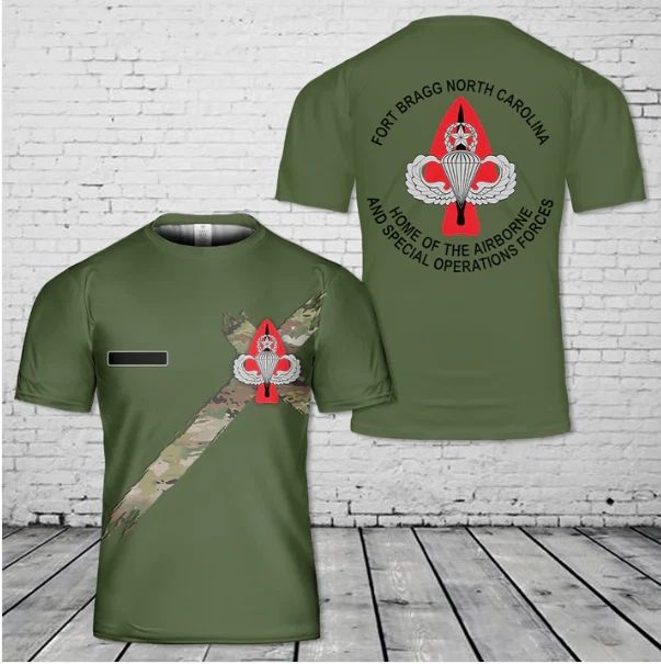 Custom Name Fort Bragg Home Of The Airborne And Special Operations Forces T-Shir Unisex T-shirt, Sweatshirt, Hoodie, Long Sleeve Tee - T-Shirt, Sweatshirt, Hoodie