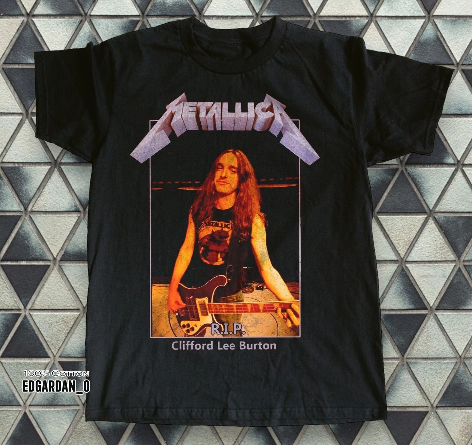 Metallica Cliff Burton Bass Legend Heavy Cotton Black Unisex T-shirt Size S-5XL Unisex T-shirt, Sweatshirt, Hoodie, Long Sleeve Tee - T-Shirt, Sweatshirt, Hoodie