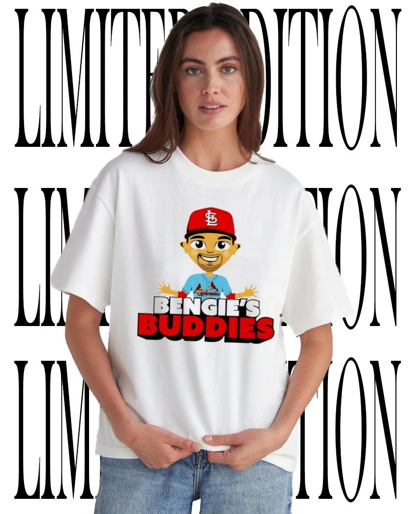 Bengies Buddies Baseball Mascot Cardenales St Louis Cardinals Fan shirt Unisex T-shirt, Sweatshirt, Hoodie, Long Sleeve Tee - T-Shirt, Sweatshirt, Hoodie