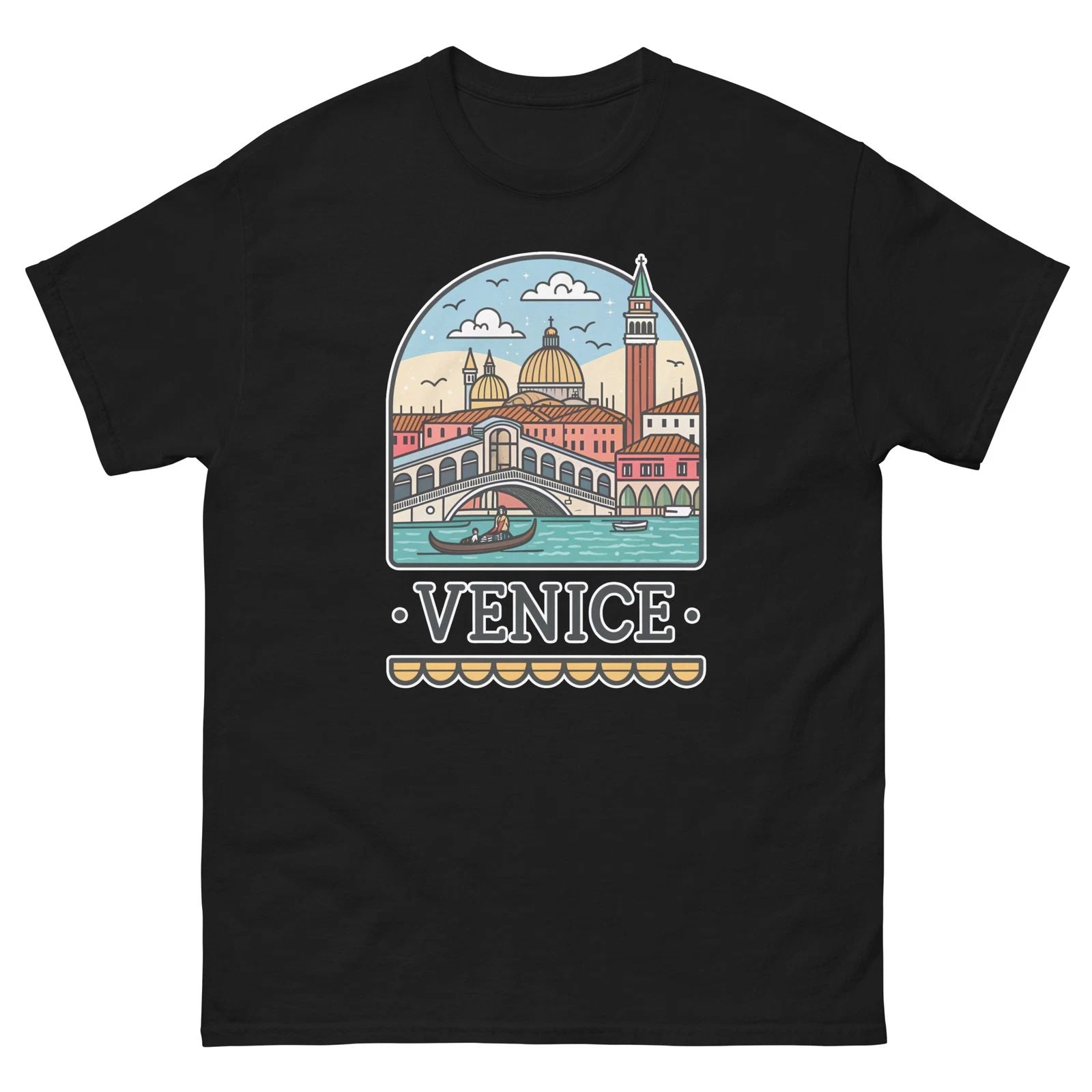 Venice World Travel Urban Area City T-Shirt Unisex T-shirt, Sweatshirt, Hoodie, Long Sleeve Tee - T-Shirt, Sweatshirt, Hoodie