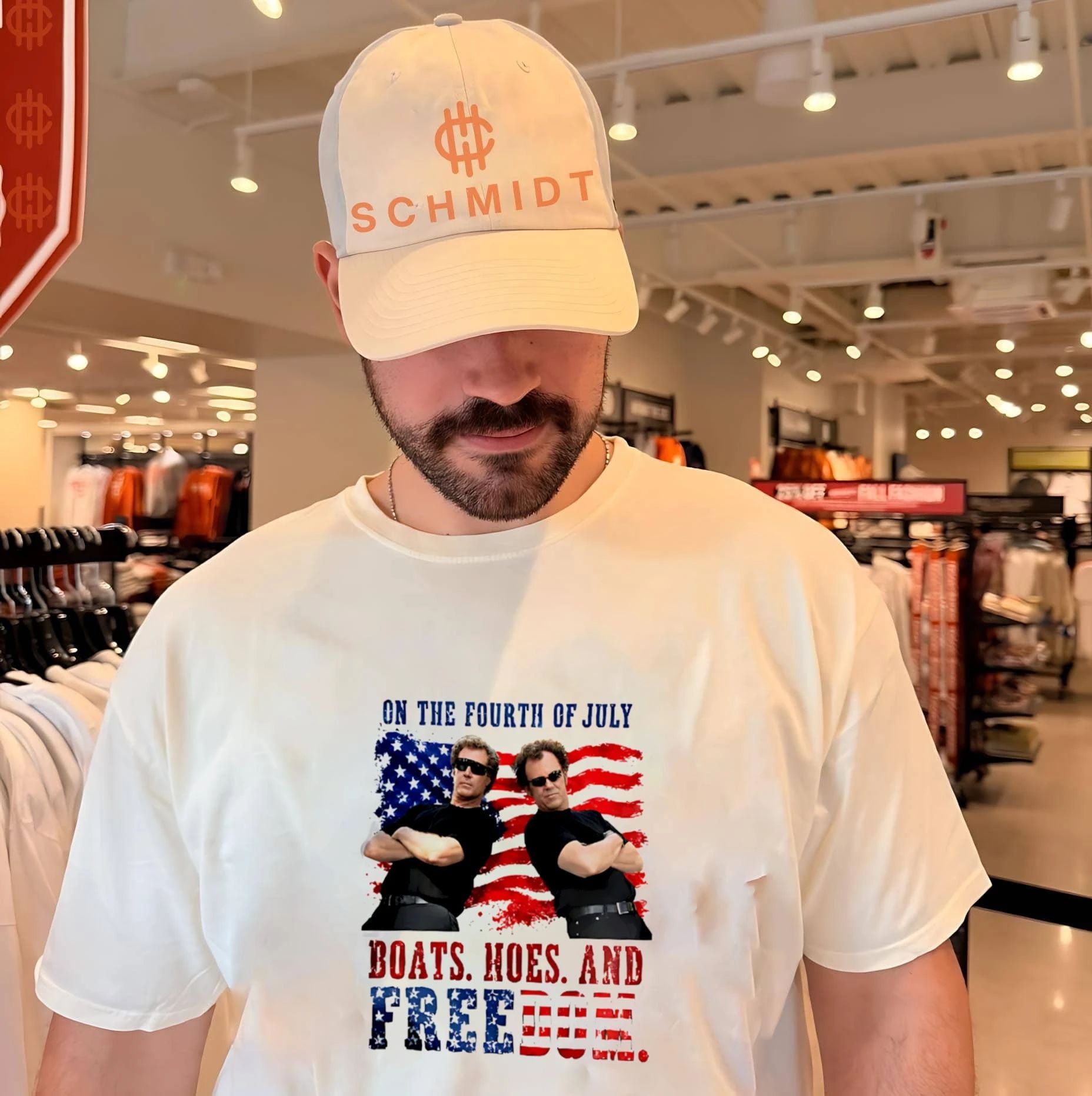 On The Fourth Of July Boats Hoes & Freedom Step Brothers Movie Lyrics Funny 4th Of July shirt - T-Shirt, Sweatshirt, Hoodie