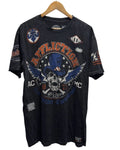 Affliction Mens XL American Customs Live Fast Skull Crossbones Black T-Shirt USA Unisex T-shirt, Sweatshirt, Hoodie, Long Sleeve Tee - T-Shirt, Sweatshirt, Hoodie