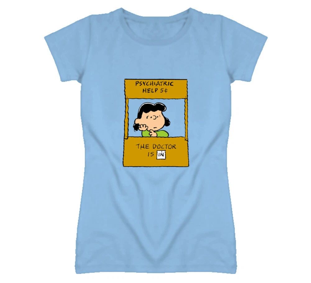 The Doctor is in Peanuts Lucy T Shirt Unisex T-shirt, Sweatshirt, Hoodie, Long Sleeve Tee - T-Shirt, Sweatshirt, Hoodie