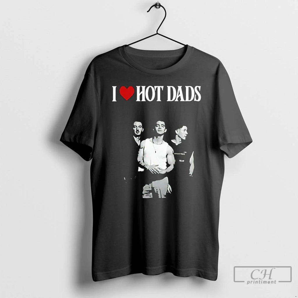 Classic I Love Hot Dads 20th Anniversary Tour 2025 T Shirts Unisex T-shirt, Sweatshirt, Hoodie, Long Sleeve Tee - T-Shirt, Sweatshirt, Hoodie