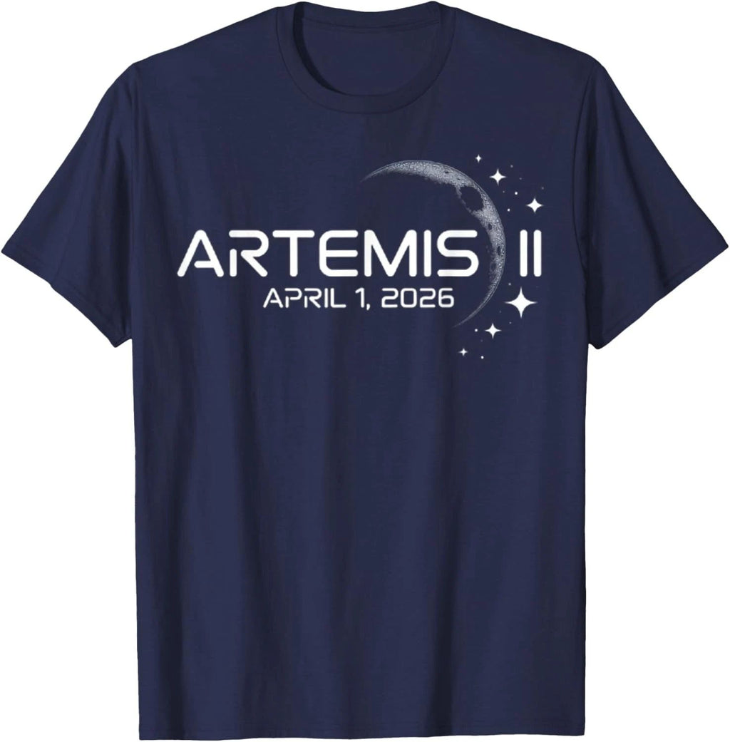 Artemis II 2 Launch to the Moon Space Mission April 2026 Unisex T-Shirt Unisex T-shirt, Sweatshirt, Hoodie, Long Sleeve Tee - T-Shirt, Sweatshirt, Hoodie