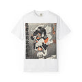 Ninja Warrior Woodblock Print T-Shirt | Vintage Japanese Art Unisex T-shirt, Sweatshirt, Hoodie, Long Sleeve Tee - T-Shirt, Sweatshirt, Hoodie