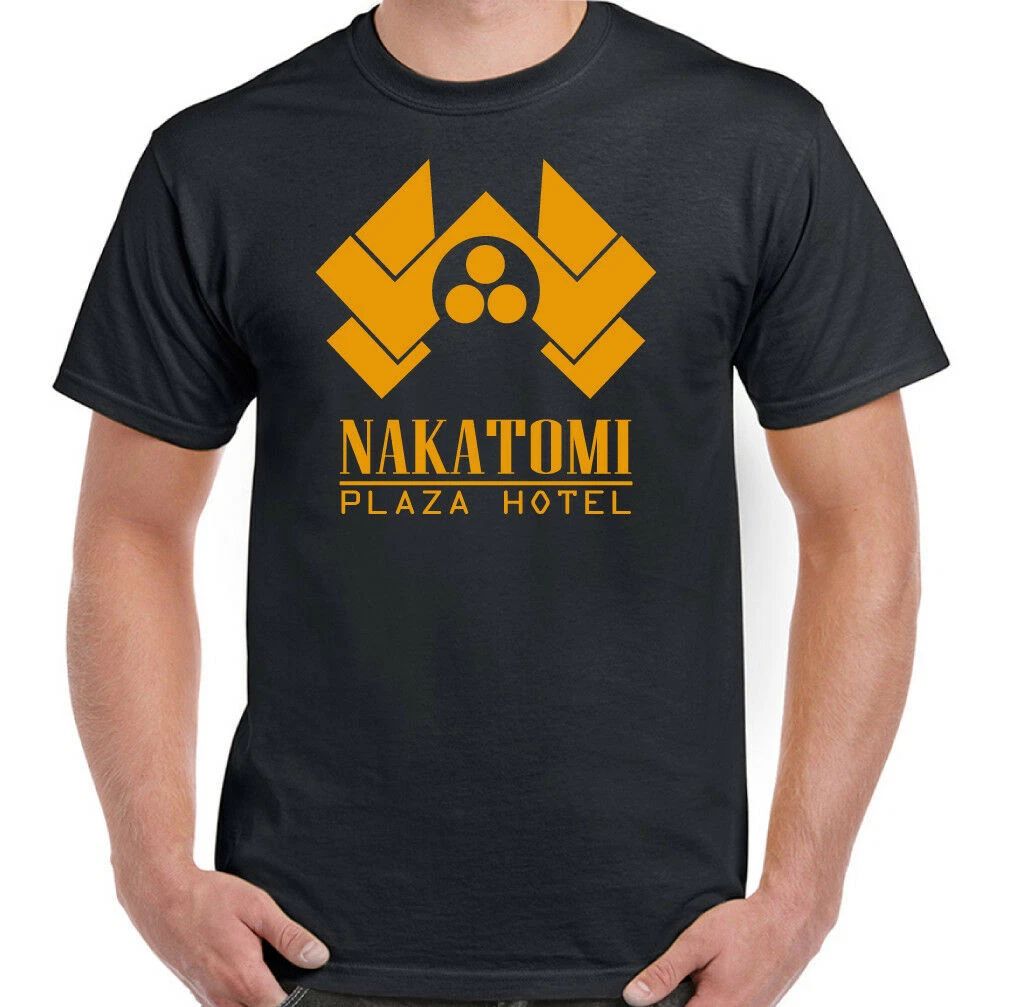 Nakatomi Plaza Hotel Mens Die Hard Inspired 90's Movie T-Shirt Bruce Willis Film Unisex T-shirt, Sweatshirt, Hoodie, Long Sleeve Tee - T-Shirt, Sweatshirt, Hoodie